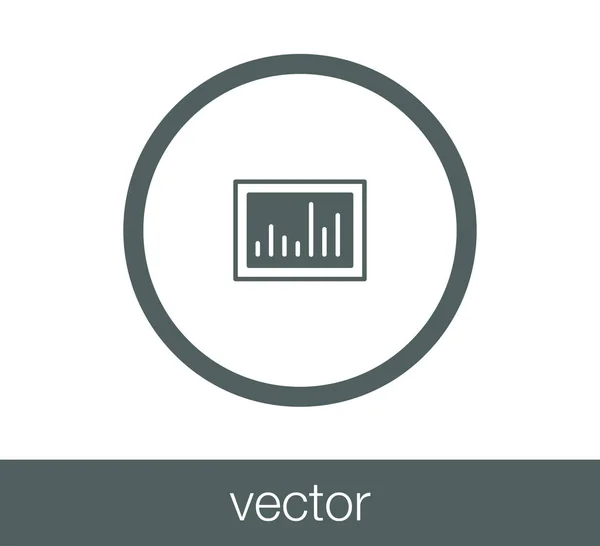 Image icône plate . — Image vectorielle