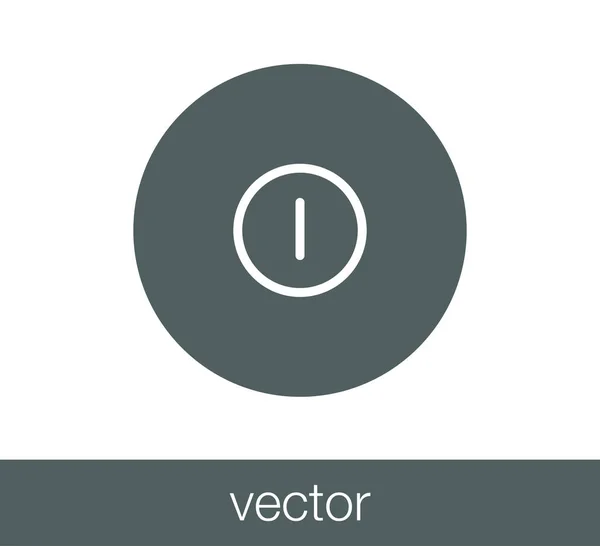 Power symbol icon. — Stock Vector