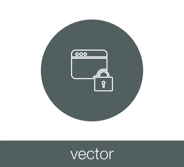 Icône de fenêtre de code — Image vectorielle