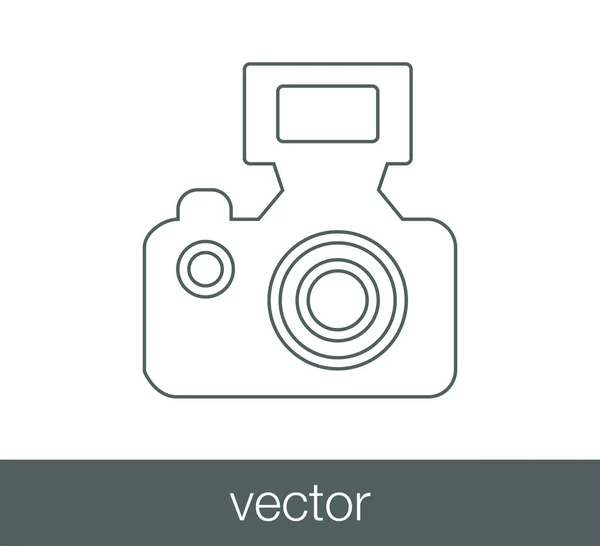 Ikone der Fotokamera — Stockvektor