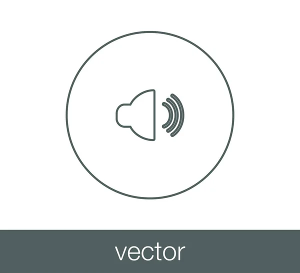 Aumentar icono de volumen — Vector de stock