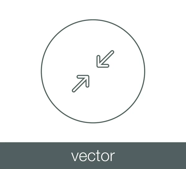 Skála szimbólum ikon. — Stock Vector