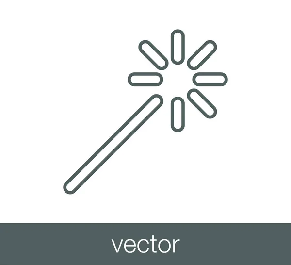 Ícone de ferramenta varinha mágica —  Vetores de Stock