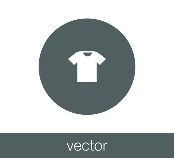 T-shirt icône simple — Image vectorielle