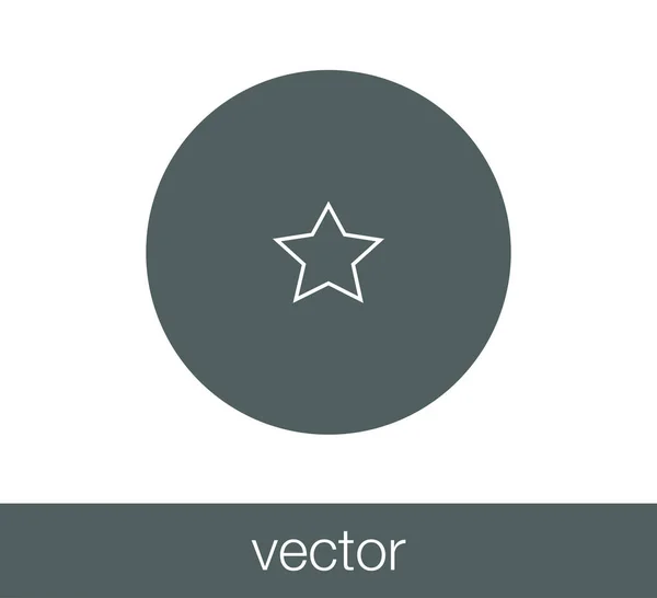 Иконка звезды — стоковый вектор