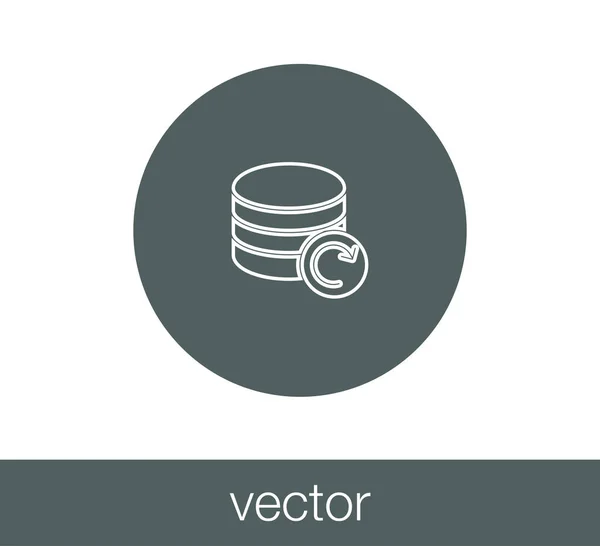 Ícone de data center — Vetor de Stock