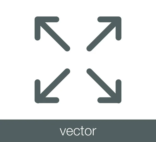 Déplacer icône symbole . — Image vectorielle