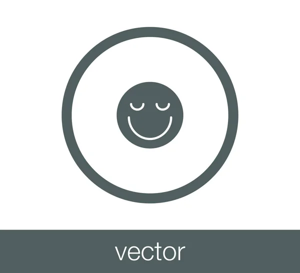 Значок улыбающегося лица — стоковый вектор