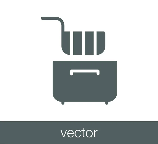 Illustrazione icona Pan — Vettoriale Stock