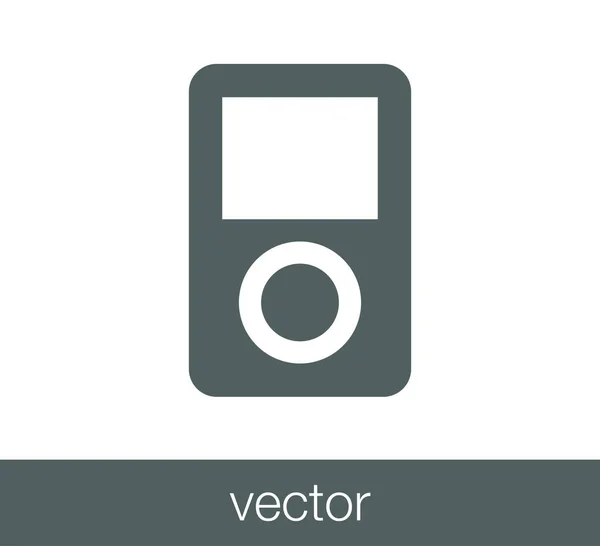 Mp-3 player icon — Stock Vector