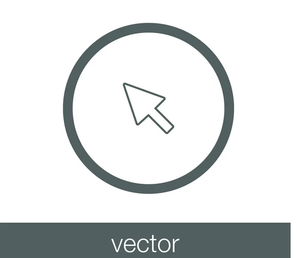 Icono del puntero del cursor . — Archivo Imágenes Vectoriales