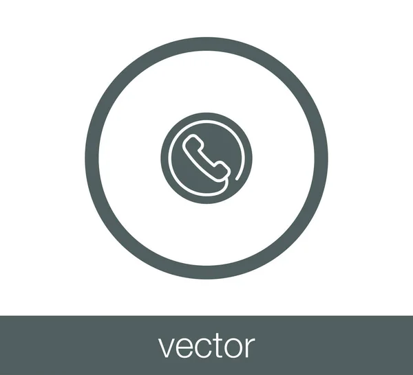 Telefon ikon illusztráció. — Stock Vector