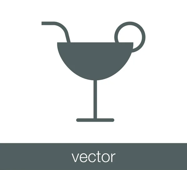 Diseño del icono de la bebida — Vector de stock