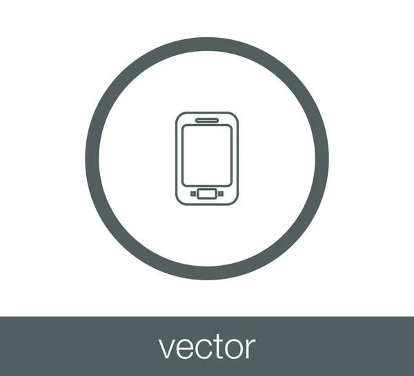 Icono del teléfono móvil — Vector de stock