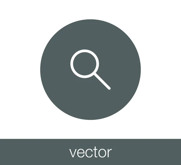 Zoom ícone simples — Vetor de Stock