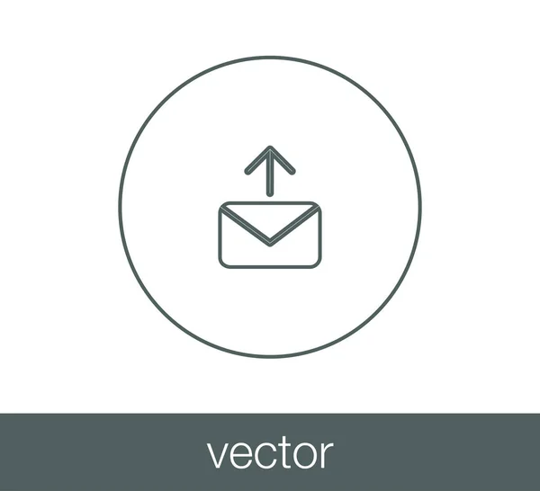 Email simple icono — Vector de stock