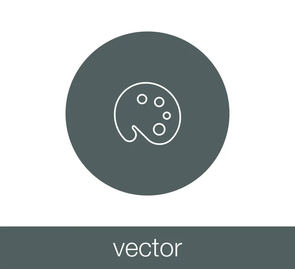 Icono de paleta de colores — Vector de stock