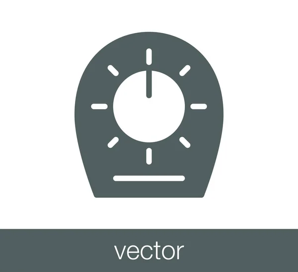 Icono del temporizador cocinero — Vector de stock