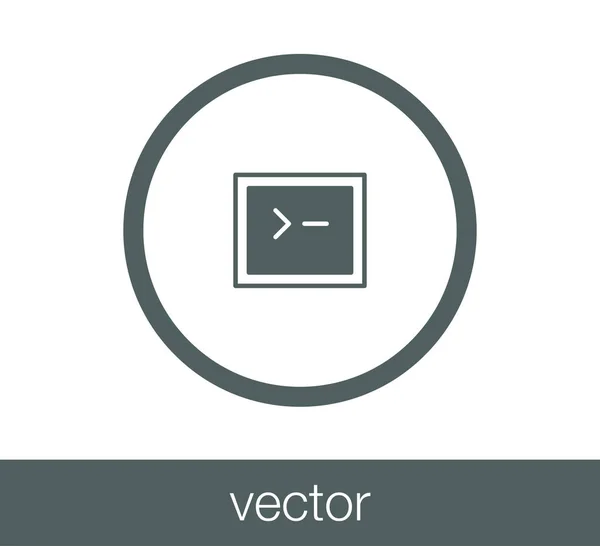 Code window icon — Stock Vector