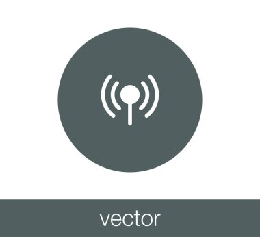 Wifi kablosuz simgesi.