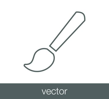 Düz fırça simgesini