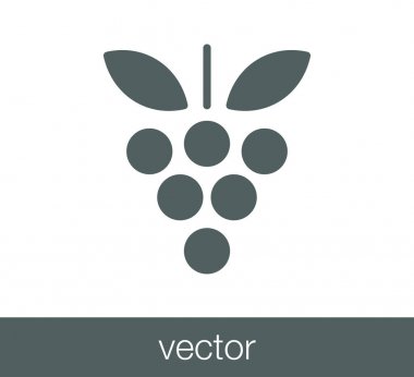 design of grapes icon