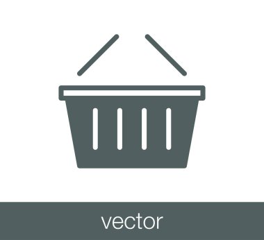 Alışveriş sepeti simgesi.