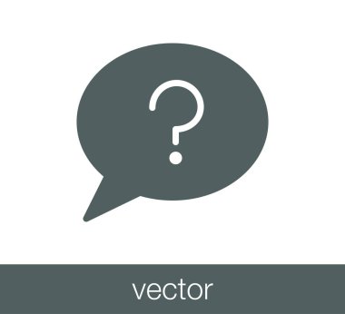 Sohbet simgesi. Yorum simgesi.  