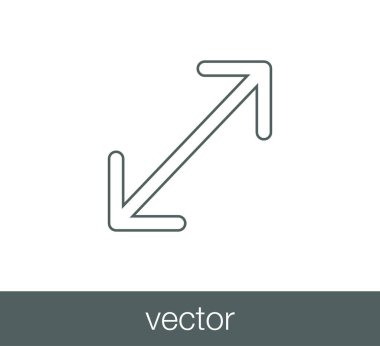 Ölçek simgesi simgesi.