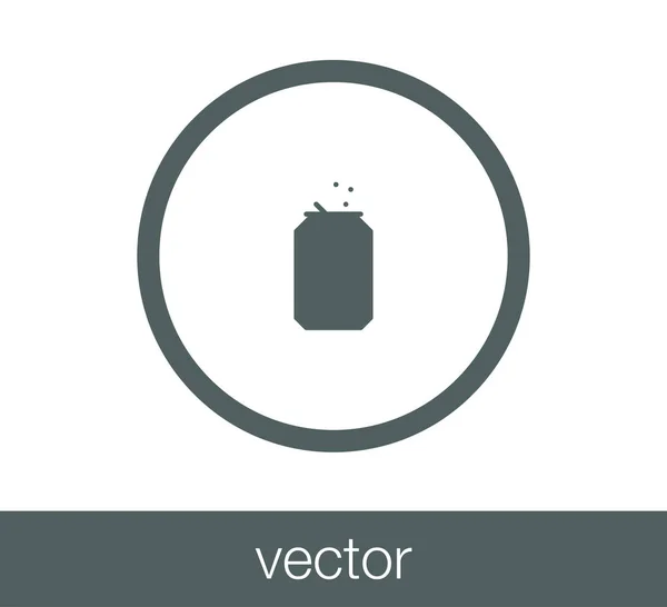 Дизайн иконы соды — стоковый вектор