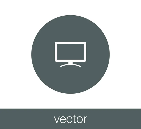 Display flat icon. — Stock Vector