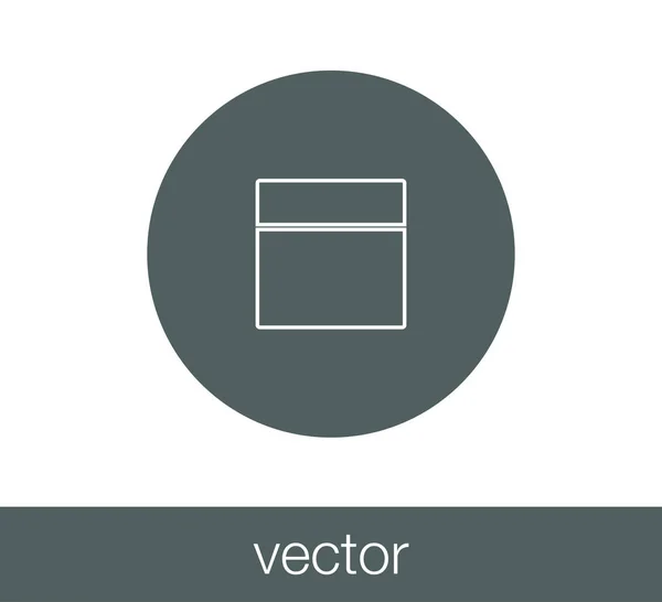Icona layout diapositiva — Vettoriale Stock