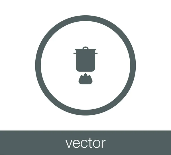 Ilustración del icono Pan — Vector de stock