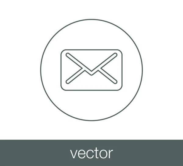 Email simple icono — Vector de stock