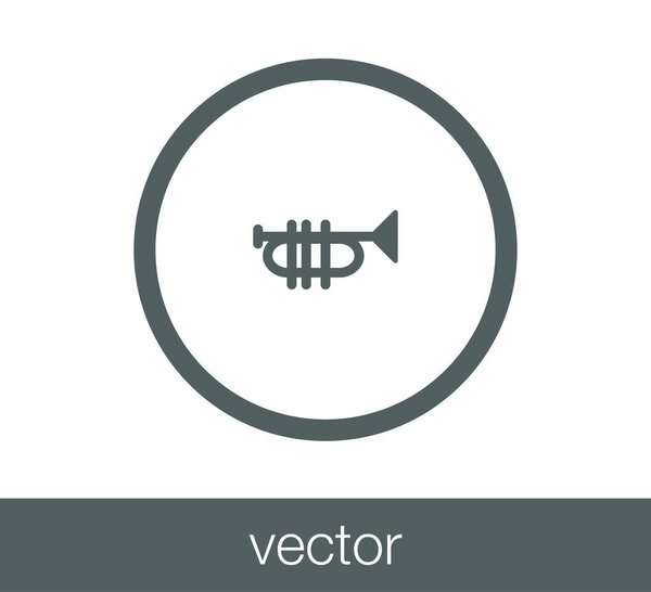 Trumpet simple icon