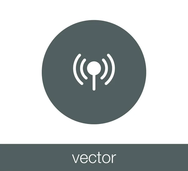 Ícone sem fio Wifi . — Vetor de Stock