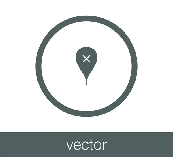 Pin-Symbol — Stockvektor