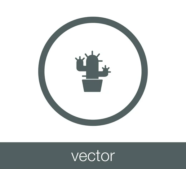 Illustration des Kaktus-Symbols. — Stockvektor