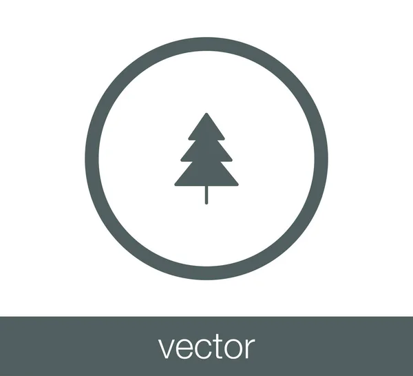 Tree web icon — Stock Vector