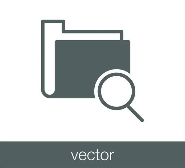 Keres a mappa illusztráció — Stock Vector