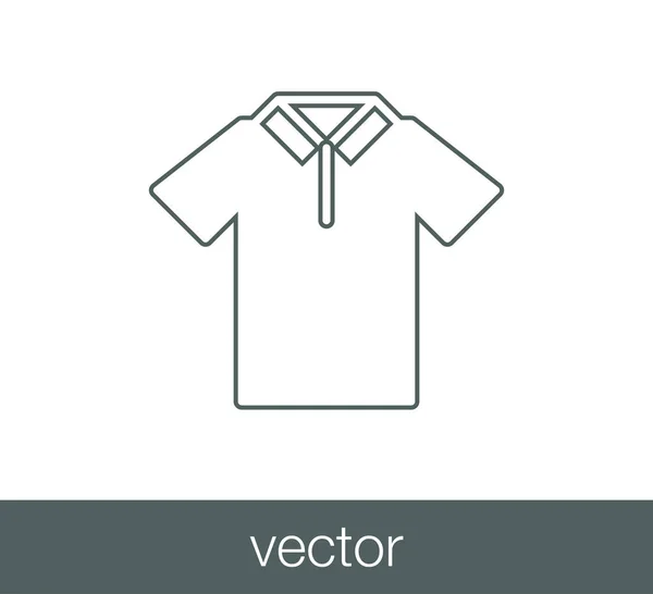 T-shirt icône simple — Image vectorielle