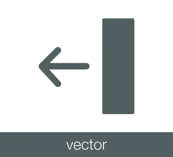 Korábbi szimbólum ikon. — Stock Vector