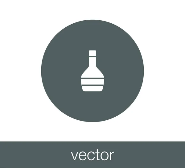 Conception de l'icône bouteille — Image vectorielle