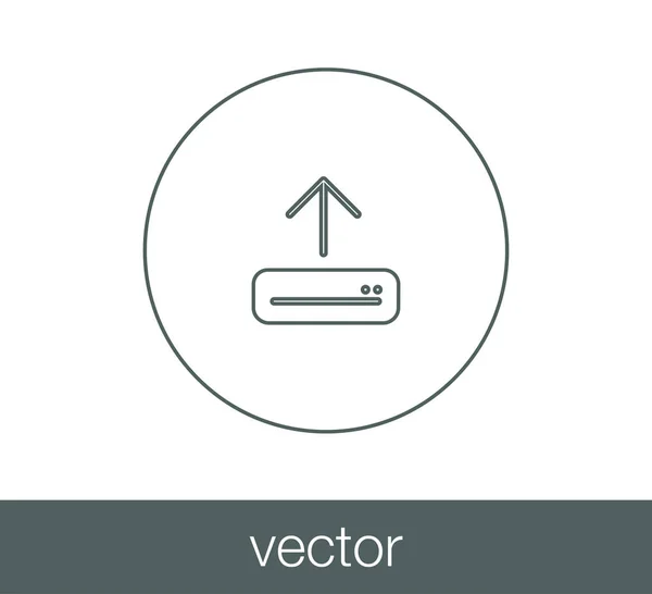 Télécharger icône avec flèche vers le haut — Image vectorielle