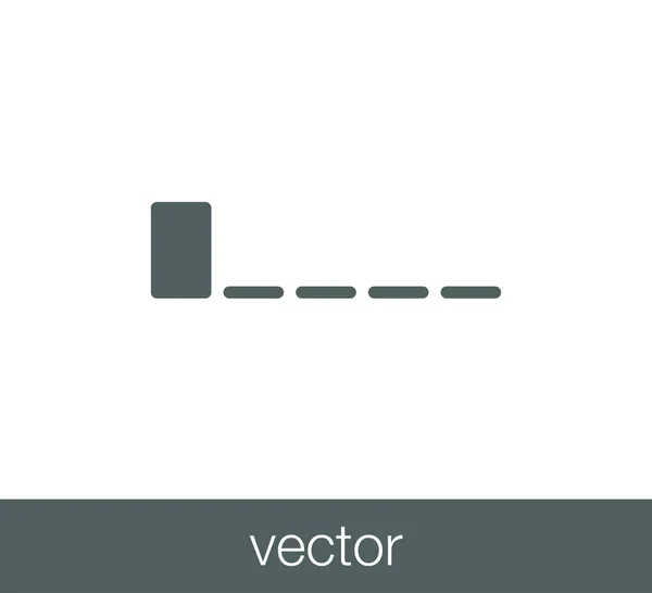 Telefon jelet ikon. — Stock Vector