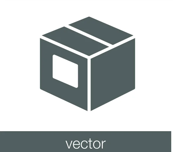 Icono de caja de carga — Vector de stock