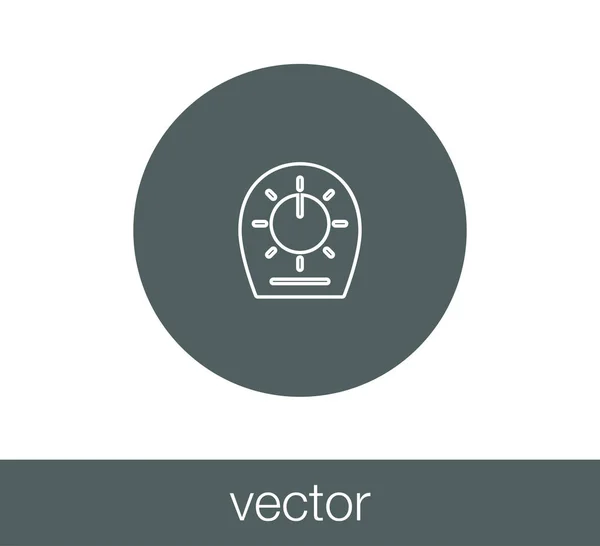 Bucătar pictograma temporizator — Vector de stoc