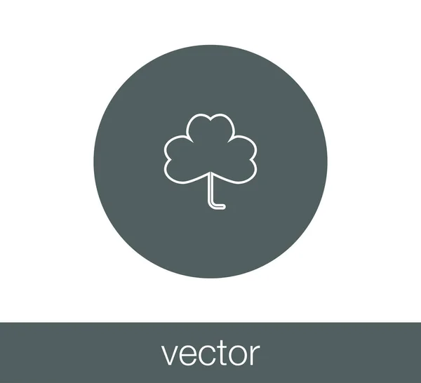 Hoja web icono . — Vector de stock