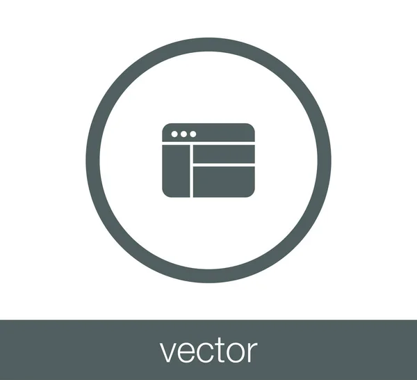 Symbole für das Codefenster — Stockvektor