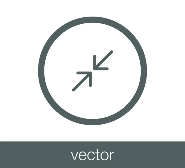 Skála szimbólum ikon. — Stock Vector